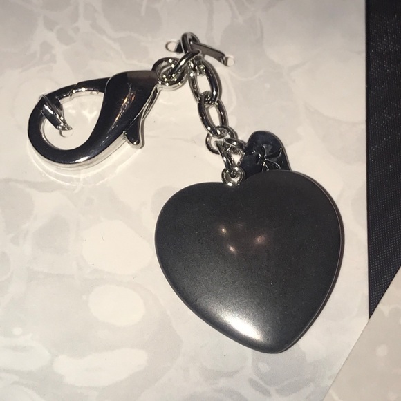 Gemstone Hematite Pen & Heart Bag Charm Gift Set - Picture 16 of 16